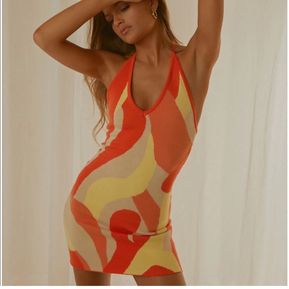 Peppermayo Cool Horizons Knit Dress